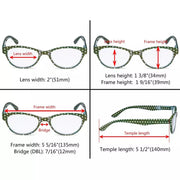 eyekeeper.com 4 Pack Oval Cute Reading Glasses Colorful Polka Dots Readers R074P Eyeglasses White Smoke 4 Pairs Mix / +0.50,4 Pairs Mix / +0.75,4 Pairs Mix / +1.00,4 Pairs Mix / +1.25,4 Pairs Mix / +1.50,4 Pairs Mix / +1.75,4 Pairs Mix / +2.00,4 Pairs Mix / +2.25,4 Pairs Mix / +2.50,4 Pairs Mix / +2.75,4 Pairs Mix / +3.00,4 Pairs Mix / +3.50,4 Pairs Mix / +