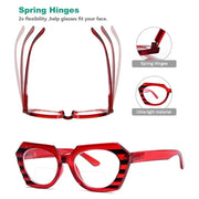 eyekeeper.com 4 Pack Oval Design Bifocal Reading Glasses Stripe Readers BR2135 Eyeglasses White Smoke 4 Pairs Mix / +1.00,4 Pairs Mix / +1.50,4 Pairs Mix / +2.00,4 Pairs Mix / +2.50,4 Pairs Mix / +3.00,4 Pairs Mix / +3.50