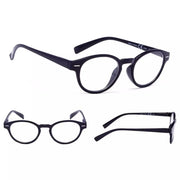 eyekeeper.com 4 Pack Oval Reading Glasses Retro Readers R091 Eyeglasses White Smoke 4 Pairs Mix / +0.50,4 Pairs Mix / +0.75,4 Pairs Mix / +1.00,4 Pairs Mix / +1.25,4 Pairs Mix / +1.50,4 Pairs Mix / +1.75,4 Pairs Mix / +2.00,4 Pairs Mix / +2.25
