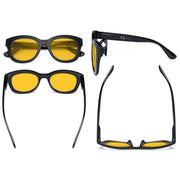 eyekeeper.com 4 Pack Oversized Blue Light Blocking Reading Glasses HP1555 Eyeglasses White Smoke 4 Pairs Mix / without magnification,4 Pairs Mix / +0.50,4 Pairs Mix / +0.75,4 Pairs Mix / +1.00,4 Pairs Mix / +1.25,4 Pairs Mix / +1.50,4 Pairs Mix / +1.75,4 Pairs Mix / +2.00,4 Pairs Mix / +2.50,4 Pairs Mix / +3.00