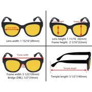 eyekeeper.com 4 Pack Oversized Blue Light Blocking Reading Glasses HP1555 Eyeglasses White Smoke 4 Pairs Mix / without magnification,4 Pairs Mix / +0.50,4 Pairs Mix / +0.75,4 Pairs Mix / +1.00,4 Pairs Mix / +1.25,4 Pairs Mix / +1.50,4 Pairs Mix / +1.75,4 Pairs Mix / +2.00,4 Pairs Mix / +2.50,4 Pairs Mix / +3.00