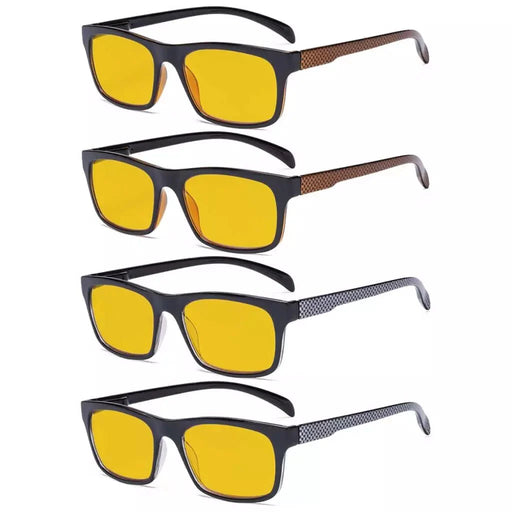 eyekeeper.com 4 Pack Pattern Blue Light Blocking Reading Glasses HPR047 Eyeglasses White Smoke 2Grey-2Brown / without magnification,2Grey-2Brown / +0.50,2Grey-2Brown / +0.75,2Grey-2Brown / +1.00,2Grey-2Brown / +1.25,2Grey-2Brown / +1.50,2Grey-2Brown / +1.75,2Grey-2Brown / +2.00,2Grey-2Brown / +2.50,2Grey-2Brown / +3.00