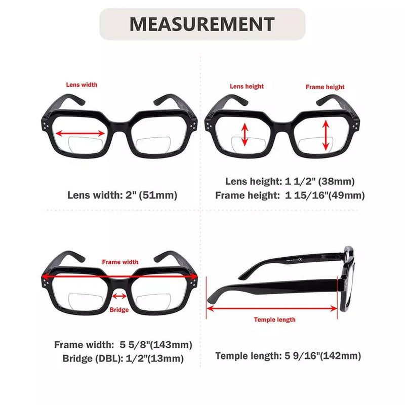 eyekeeper.com 4 Pack Polygon Trendy Bifocal Reading Glasses Polygonal Readers BR2130 Eyeglasses White Smoke 4 Pairs Mix / +1.00,4 Pairs Mix / +1.50,4 Pairs Mix / +2.00,4 Pairs Mix / +2.50,4 Pairs Mix / +3.00,4 Pairs Mix / +3.50
