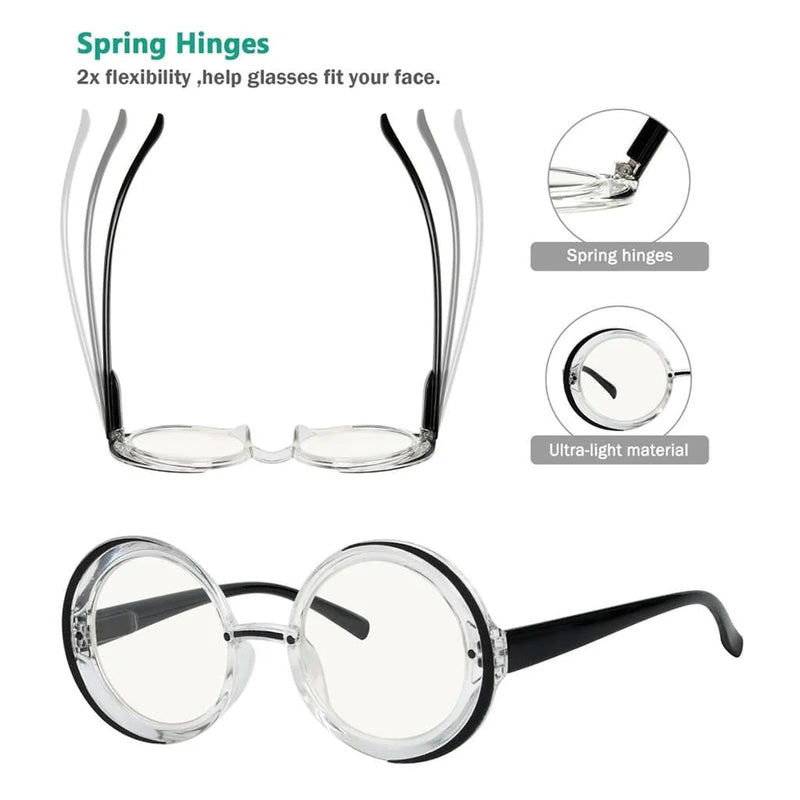 eyekeeper.com 4 Pack Progressive Multifocal Reading Glasses M2005N Eyeglasses White Smoke 4 Pairs Mix / +1.00,4 Pairs Mix / +1.50,4 Pairs Mix / +1.75,4 Pairs Mix / +2.00,4 Pairs Mix / +2.50,4 Pairs Mix / +3.00