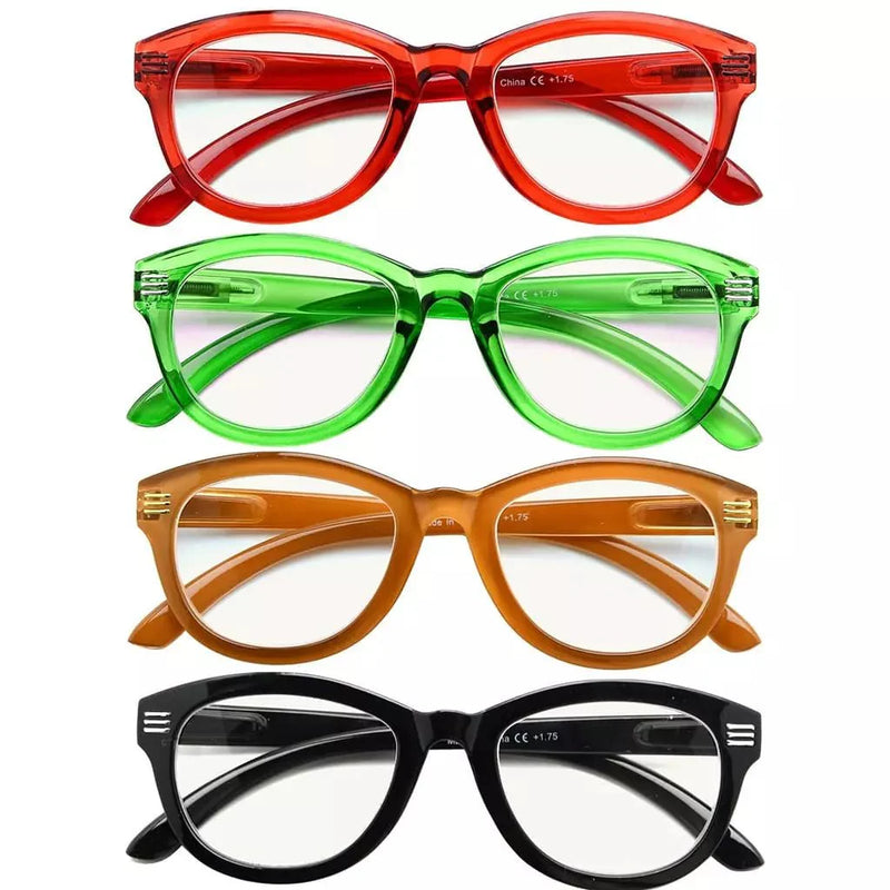 eyekeeper.com 4 Pack Progressive Multifocus Reading Glasses M2107 Eyeglasses White Smoke 4 Pairs Mix / +1.00,4 Pairs Mix / +1.25,4 Pairs Mix / +1.50,4 Pairs Mix / +1.75,4 Pairs Mix / +2.00,4 Pairs Mix / +2.25,4 Pairs Mix / +2.50,4 Pairs Mix / +3.00,4 Pairs Mix / +3.50