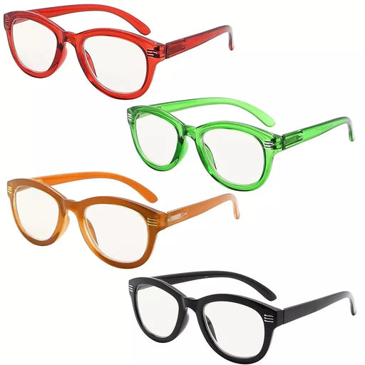 eyekeeper.com 4 Pack Progressive Multifocus Reading Glasses M2107 Eyeglasses White Smoke 4 Pairs Mix / +1.00,4 Pairs Mix / +1.25,4 Pairs Mix / +1.50,4 Pairs Mix / +1.75,4 Pairs Mix / +2.00,4 Pairs Mix / +2.25,4 Pairs Mix / +2.50,4 Pairs Mix / +3.00,4 Pairs Mix / +3.50