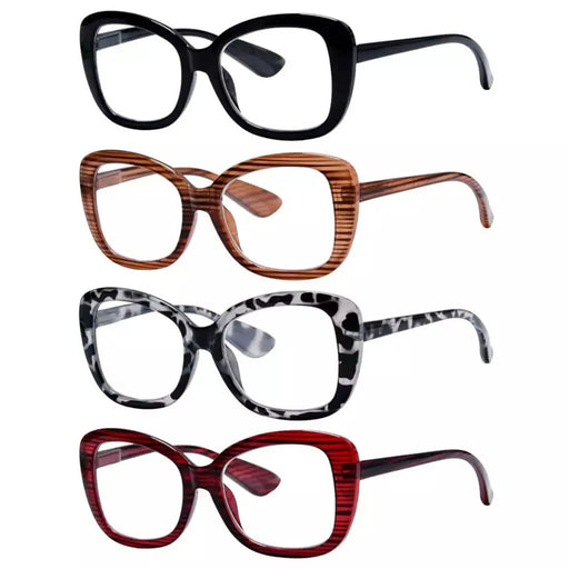 eyekeeper.com 4 Pack Reading Glasses Chic Pattern Design Readers R2011 Eyeglasses White Smoke 4 Pairs Mix / without magnification,4 Pairs Mix / +0.50,4 Pairs Mix / +0.75,4 Pairs Mix / +1.00,4 Pairs Mix / +1.25,4 Pairs Mix / +1.50,4 Pairs Mix / +1.75,4 Pairs Mix / +2.00,4 Pairs Mix / +2.25,4 Pairs Mix / +2.50,4 Pairs Mix / +2.75,4 Pairs Mix / +3.00
