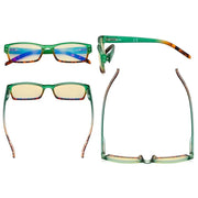 eyekeeper.com 4 Pack Reading Glasses Cute Blue Light Blocking Women TM012D Eyeglasses White Smoke 4 Pairs Mix / without magnification,4 Pairs Mix / +0.50,4 Pairs Mix / +0.75,4 Pairs Mix / +1.00,4 Pairs Mix / +1.25,4 Pairs Mix / +1.50,4 Pairs Mix / +1.75,4 Pairs Mix / +2.00,4 Pairs Mix / +2.50,4 Pairs Mix / +3.00