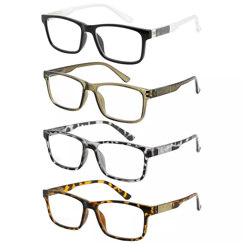 eyekeeper.com 4 Pack Reading Glasses Design Readers R008N Eyeglasses White Smoke 4 Pairs Mix / +0.50,4 Pairs Mix / +0.75,4 Pairs Mix / +1.00,4 Pairs Mix / +1.25,4 Pairs Mix / +1.50,4 Pairs Mix / +1.75,4 Pairs Mix / +2.00,4 Pairs Mix / +2.25,4 Pairs Mix / +2.50,4 Pairs Mix / +2.75,4 Pairs Mix / +3.00,4 Pairs Mix / +3.25,4 Pairs Mix / +