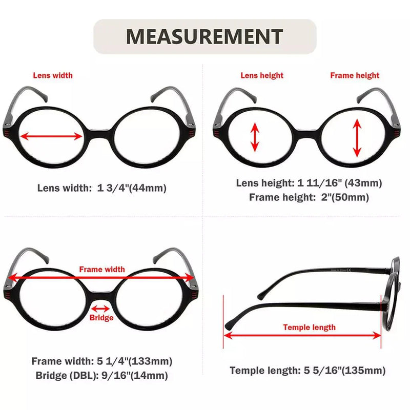 eyekeeper.com 4 Pack Reading Glasses Small Lens Round Readers R2025 Eyeglasses White Smoke 4 Pairs Mix / without magnification,4 Pairs Mix / +0.50,4 Pairs Mix / +0.75,4 Pairs Mix / +1.00,4 Pairs Mix / +1.25,4 Pairs Mix / +1.50,4 Pairs Mix / +1.75,4 Pairs Mix / +2.00,4 Pairs Mix / +2.50,4 Pairs Mix / +2.75,4 Pairs Mix / +3.00,4 Pairs Mix / +3.50