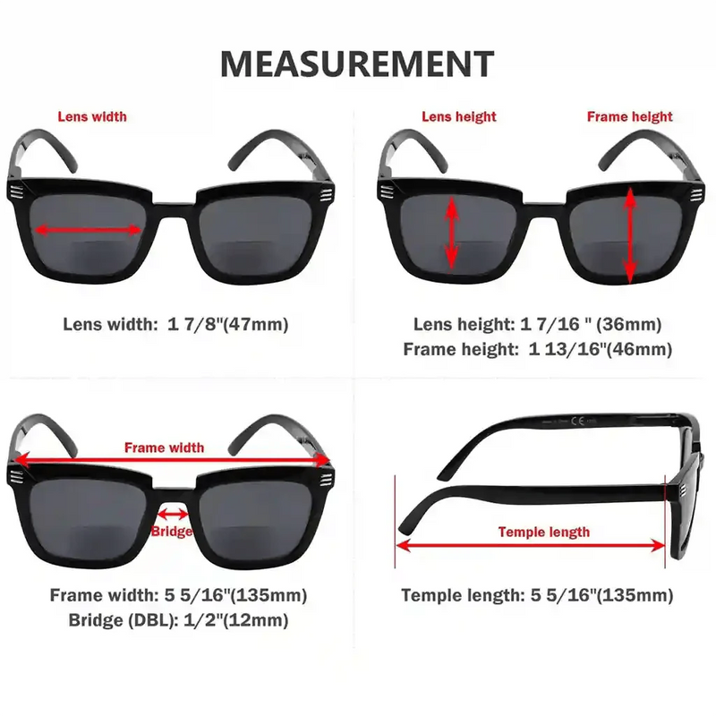 eyekeeper.com 4 Pack Rectangle Bifocal Reading Sunglasses SBR2109 Sunglasses White Smoke 4 Pairs Mix / +1.00,4 Pairs Mix / +1.50,4 Pairs Mix / +2.00,4 Pairs Mix / +2.50,4 Pairs Mix / +3.00