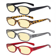 eyekeeper.com 4 Pack Rectangle Blue Light Blocking Reading Glasses TM9101 Eyeglasses White Smoke 4 Pairs Mix / without magnification,4 Pairs Mix / +0.50,4 Pairs Mix / +0.75,4 Pairs Mix / +1.00,4 Pairs Mix / +1.25,4 Pairs Mix / +1.50,4 Pairs Mix / +1.75,4 Pairs Mix / +2.00,4 Pairs Mix / +2.50,4 Pairs Mix / +3.00