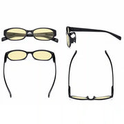 eyekeeper.com 4 Pack Rectangle Blue Light Blocking Reading Glasses TM9101 Eyeglasses White Smoke 4 Pairs Mix / without magnification,4 Pairs Mix / +0.50,4 Pairs Mix / +0.75,4 Pairs Mix / +1.00,4 Pairs Mix / +1.25,4 Pairs Mix / +1.50,4 Pairs Mix / +1.75,4 Pairs Mix / +2.00,4 Pairs Mix / +2.50,4 Pairs Mix / +3.00