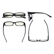 eyekeeper.com 4 Pack Rectangle Blue Light Filter Readers UVR9105 Eyeglasses White Smoke 4 Pairs Mix / without magnification,4 Pairs Mix / +0.50,4 Pairs Mix / +0.75,4 Pairs Mix / +1.00,4 Pairs Mix / +1.25,4 Pairs Mix / +1.50,4 Pairs Mix / +1.75,4 Pairs Mix / +2.00,4 Pairs Mix / +2.50,4 Pairs Mix / +3.00
