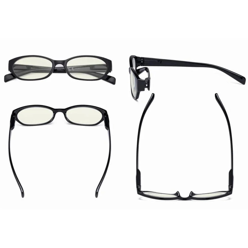 eyekeeper.com 4 Pack Rectangle Blue Light Filter Reading Glasses UVR9101 Eyeglasses White Smoke 4 Pairs Mix / without magnification,4 Pairs Mix / +0.50,4 Pairs Mix / +0.75,4 Pairs Mix / +1.00,4 Pairs Mix / +1.25,4 Pairs Mix / +1.50,4 Pairs Mix / +1.75,4 Pairs Mix / +2.00,4 Pairs Mix / +2.50,4 Pairs Mix / +3.00