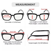 eyekeeper.com 4 Pack Rectangle Progressive Multifocal Readers M2109 Eyeglasses White Smoke 4 Pairs Mix / +1.00,4 Pairs Mix / +1.25,4 Pairs Mix / +1.50,4 Pairs Mix / +1.75,4 Pairs Mix / +2.00,4 Pairs Mix / +2.25,4 Pairs Mix / +2.50,4 Pairs Mix / +3.00,4 Pairs Mix / +3.50