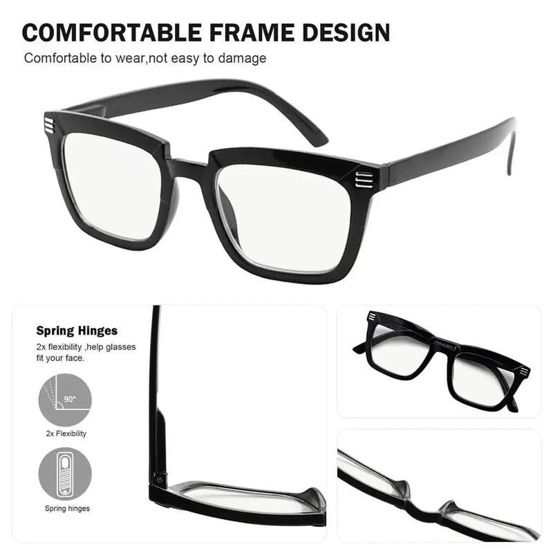 eyekeeper.com 4 Pack Rectangle Progressive Multifocal Readers M2109 Eyeglasses White Smoke 4 Pairs Mix / +1.00,4 Pairs Mix / +1.25,4 Pairs Mix / +1.50,4 Pairs Mix / +1.75,4 Pairs Mix / +2.00,4 Pairs Mix / +2.25,4 Pairs Mix / +2.50,4 Pairs Mix / +3.00,4 Pairs Mix / +3.50