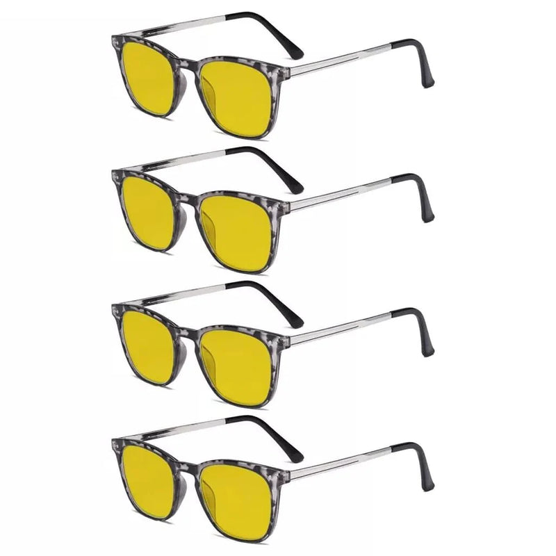 eyekeeper.com 4 Pack Retro Blue Light Blocking Reading Glasses HPRJ003 Eyeglasses White Smoke Grey Tortoise-4pcs / +0.50,Grey Tortoise-4pcs / +0.75,Grey Tortoise-4pcs / +1.00,Grey Tortoise-4pcs / +1.25,Grey Tortoise-4pcs / +1.50