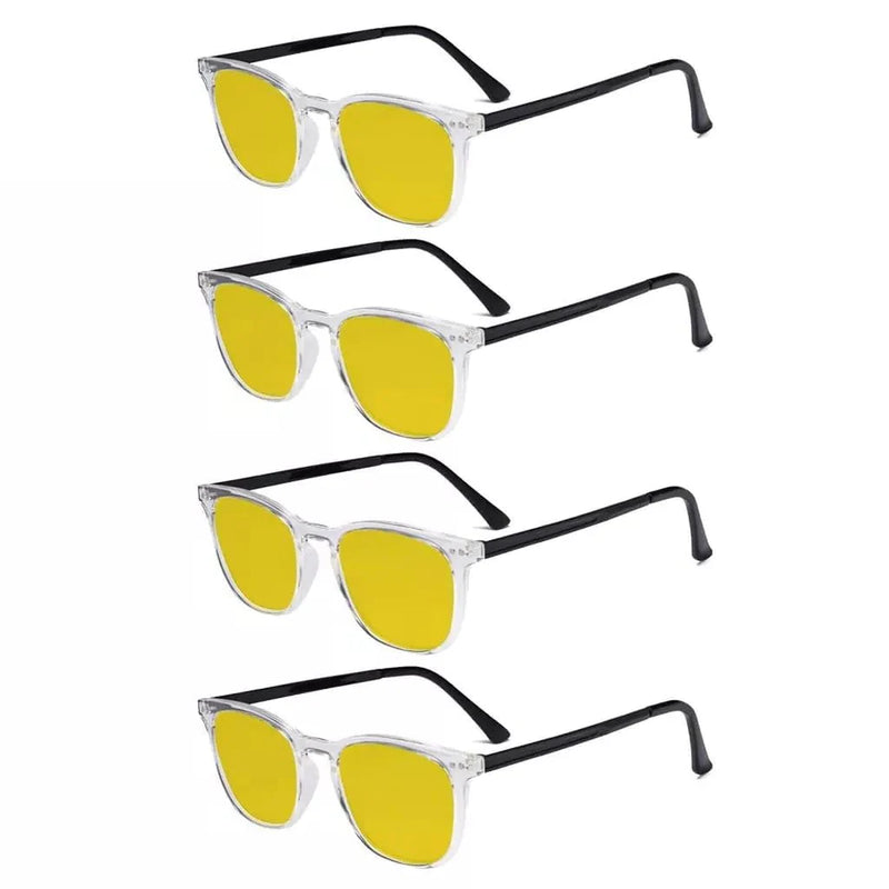 eyekeeper.com 4 Pack Retro Blue Light Blocking Reading Glasses HPRJ003 Eyeglasses White Smoke Clear-4pcs / +0.50,Clear-4pcs / +0.75,Clear-4pcs / +1.00,Clear-4pcs / +1.25,Clear-4pcs / +1.50,Clear-4pcs / +1.75,Clear-4pcs / +2.00,Clear-4pcs / +2.25