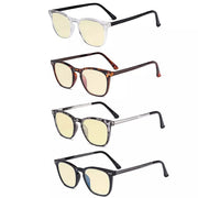eyekeeper.com 4 Pack Retro Blue Light Blocking Reading Glasses TMRJ003 Eyeglasses White Smoke 4 Pairs Mix / +0.75,4 Pairs Mix / +1.00,4 Pairs Mix / +1.50,4 Pairs Mix / +2.00,4 Pairs Mix / +2.50,4 Pairs Mix / +3.00