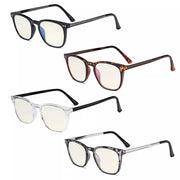 eyekeeper.com 4 Pack Retro Blue Light Filter Reading Glasses UVRJ003 Eyeglasses White Smoke 4 Pairs Mix / +0.50,4 Pairs Mix / +0.75,4 Pairs Mix / +1.00,4 Pairs Mix / +1.25,4 Pairs Mix / +1.50,4 Pairs Mix / +1.75,4 Pairs Mix / +2.00,4 Pairs Mix / +2.25,4 Pairs Mix / +2.50,4 Pairs Mix / +2.75,4 Pairs Mix / +3.00