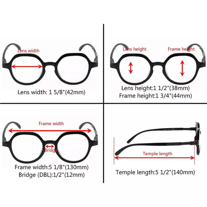 eyekeeper.com 4 Pack Retro Design Reading Glasses R2008 Eyeglasses White Smoke 4 Pairs Mix / without magnification,4 Pairs Mix / +0.50,4 Pairs Mix / +0.75,4 Pairs Mix / +1.00,4 Pairs Mix / +1.25,4 Pairs Mix / +1.50,4 Pairs Mix / +1.75,4 Pairs Mix / +2.00,4 Pairs Mix / +2.25,4 Pairs Mix / +2.50,4 Pairs Mix / +2.75,4 Pairs Mix / +3.00