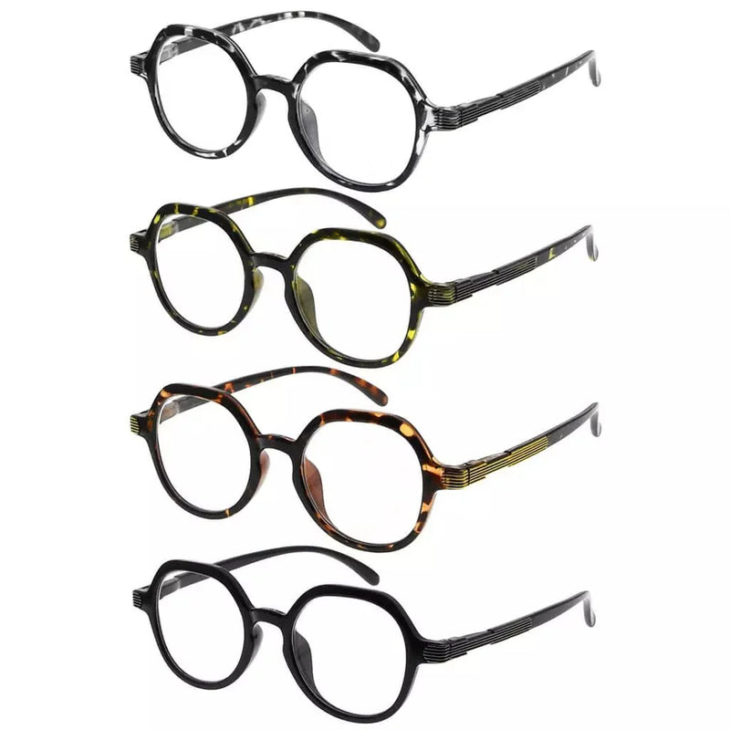eyekeeper.com 4 Pack Retro Design Reading Glasses R2008 Eyeglasses White Smoke 4 Pairs Mix / without magnification,4 Pairs Mix / +0.50,4 Pairs Mix / +0.75,4 Pairs Mix / +1.00,4 Pairs Mix / +1.25,4 Pairs Mix / +1.50,4 Pairs Mix / +1.75,4 Pairs Mix / +2.00,4 Pairs Mix / +2.25,4 Pairs Mix / +2.50,4 Pairs Mix / +2.75,4 Pairs Mix / +3.00