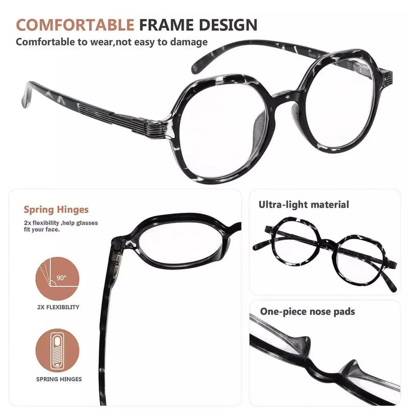 eyekeeper.com 4 Pack Retro Design Reading Glasses R2008 Eyeglasses White Smoke 4 Pairs Mix / without magnification,4 Pairs Mix / +0.50,4 Pairs Mix / +0.75,4 Pairs Mix / +1.00,4 Pairs Mix / +1.25,4 Pairs Mix / +1.50,4 Pairs Mix / +1.75,4 Pairs Mix / +2.00,4 Pairs Mix / +2.25,4 Pairs Mix / +2.50,4 Pairs Mix / +2.75,4 Pairs Mix / +3.00