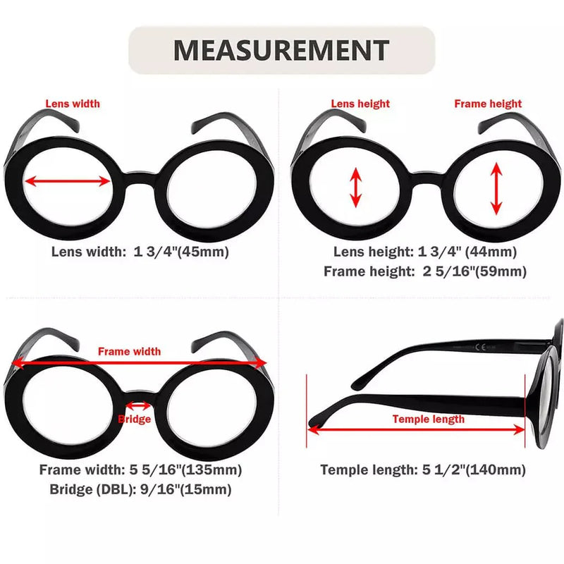 eyekeeper.com 4 Pack Retro Round Reading Glasses Thicker Frame Readers R9109 Eyeglasses White Smoke 4 Pairs Mix / +0.50,4 Pairs Mix / +0.75,4 Pairs Mix / +1.00,4 Pairs Mix / +1.25,4 Pairs Mix / +1.50,4 Pairs Mix / +1.75,4 Pairs Mix / +2.00,4 Pairs Mix / +2.25,4 Pairs Mix / +2.50,4 Pairs Mix / +2.75,4 Pairs Mix / +3.00,4 Pairs Mix / +3.50,4 Pairs Mix / +