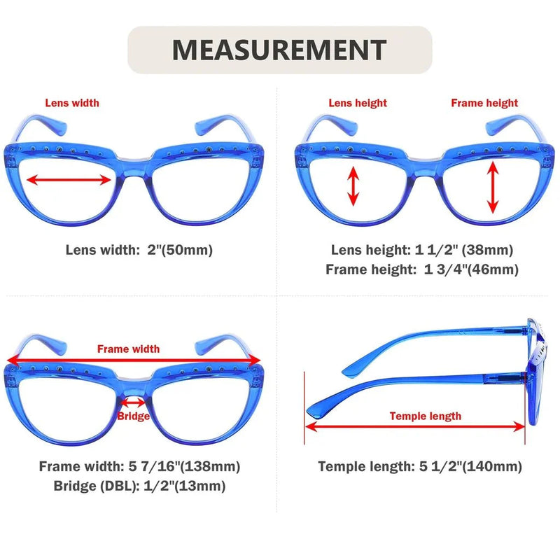 eyekeeper.com 4 Pack Rhinestone Half Moon Reading Glasses R2018 Eyeglasses White Smoke 4 Pairs Mix / without magnification,4 Pairs Mix / +0.50,4 Pairs Mix / +0.75,4 Pairs Mix / +1.00,4 Pairs Mix / +1.25,4 Pairs Mix / +1.50,4 Pairs Mix / +1.75,4 Pairs Mix / +2.00,4 Pairs Mix / +2.25,4 Pairs Mix / +2.50,4 Pairs Mix / +2.75,4 Pairs Mix / +3.00