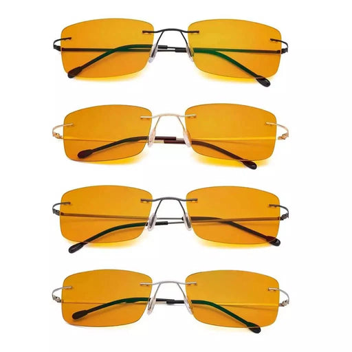 eyekeeper.com 4 Pack Rimless Blue Light Blocking Readers DSWK9 Eyeglasses White Smoke 4 Pairs Mix / without magnification,4 Pairs Mix / +0.50,4 Pairs Mix / +0.75,4 Pairs Mix / +1.00,4 Pairs Mix / +1.25,4 Pairs Mix / +1.50,4 Pairs Mix / +1.75