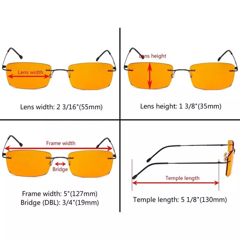 eyekeeper.com 4 Pack Rimless Blue Light Blocking Readers DSWK9 Eyeglasses White Smoke 4 Pairs Mix / without magnification,4 Pairs Mix / +0.50,4 Pairs Mix / +0.75,4 Pairs Mix / +1.00,4 Pairs Mix / +1.25,4 Pairs Mix / +1.50,4 Pairs Mix / +1.75