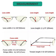 eyekeeper.com 4 Pack Rimless Blue Light Filter Bifocal Readers BRL2UV Eyeglasses White Smoke 4 Pairs Mix / +1.00,4 Pairs Mix / +1.50,4 Pairs Mix / +1.75,4 Pairs Mix / +2.00,4 Pairs Mix / +2.50,4 Pairs Mix / +3.00,4 Pairs Mix / +3.50,4 Pairs Mix / +4.00