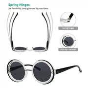 eyekeeper.com 4 Pack Round Bifocal Reading Sunglasses SBR2005N Sunglasses White Smoke 4 Pairs Mix / +1.00,4 Pairs Mix / +1.50,4 Pairs Mix / +1.75,4 Pairs Mix / +2.00,4 Pairs Mix / +2.50,4 Pairs Mix / +3.00