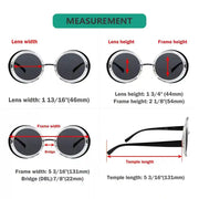 eyekeeper.com 4 Pack Round Bifocal Reading Sunglasses SBR2005N Sunglasses White Smoke 4 Pairs Mix / +1.00,4 Pairs Mix / +1.50,4 Pairs Mix / +1.75,4 Pairs Mix / +2.00,4 Pairs Mix / +2.50,4 Pairs Mix / +3.00