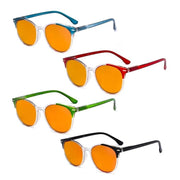 eyekeeper.com 4 Pack Round Blue Light Blocking Reading Glasses DS9002C Eyeglasses White Smoke 4 Pairs Mix / without magnification,4 Pairs Mix / +0.50,4 Pairs Mix / +0.75,4 Pairs Mix / +1.00,4 Pairs Mix / +1.25,4 Pairs Mix / +1.50,4 Pairs Mix / +1.75,4 Pairs Mix / +2.00,4 Pairs Mix / +2.50,4 Pairs Mix / +3.00