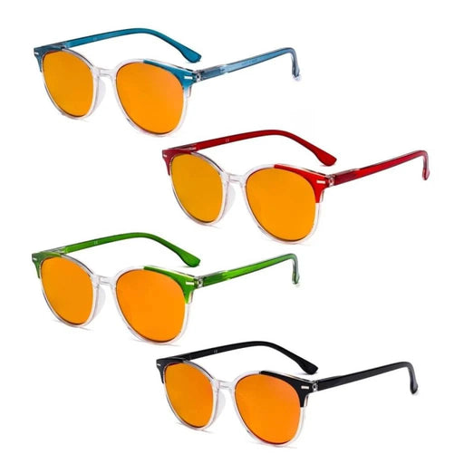 eyekeeper.com 4 Pack Round Blue Light Blocking Reading Glasses DS9002C Eyeglasses White Smoke 4 Pairs Mix / without magnification,4 Pairs Mix / +0.50,4 Pairs Mix / +0.75,4 Pairs Mix / +1.00,4 Pairs Mix / +1.25,4 Pairs Mix / +1.50,4 Pairs Mix / +1.75,4 Pairs Mix / +2.00,4 Pairs Mix / +2.50,4 Pairs Mix / +3.00