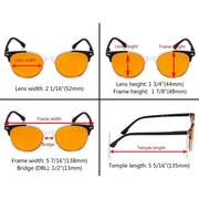 eyekeeper.com 4 Pack Round Blue Light Blocking Reading Glasses DS9002C Eyeglasses White Smoke 4 Pairs Mix / without magnification,4 Pairs Mix / +0.50,4 Pairs Mix / +0.75,4 Pairs Mix / +1.00,4 Pairs Mix / +1.25,4 Pairs Mix / +1.50,4 Pairs Mix / +1.75,4 Pairs Mix / +2.00,4 Pairs Mix / +2.50,4 Pairs Mix / +3.00