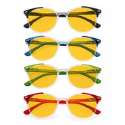 eyekeeper.com 4 Pack Round Blue Light Blocking Reading Glasses HP9002C Eyeglasses White Smoke 4 Pairs Mix / without magnification,4 Pairs Mix / +0.50,4 Pairs Mix / +0.75,4 Pairs Mix / +1.00,4 Pairs Mix / +1.25,4 Pairs Mix / +1.50,4 Pairs Mix / +1.75,4 Pairs Mix / +2.00,4 Pairs Mix / +2.50,4 Pairs Mix / +3.00