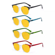 eyekeeper.com 4 Pack Round Blue Light Blocking Reading Glasses HP9002C Eyeglasses White Smoke 4 Pairs Mix / without magnification,4 Pairs Mix / +0.50,4 Pairs Mix / +0.75,4 Pairs Mix / +1.00,4 Pairs Mix / +1.25,4 Pairs Mix / +1.50,4 Pairs Mix / +1.75,4 Pairs Mix / +2.00,4 Pairs Mix / +2.50,4 Pairs Mix / +3.00