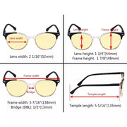 eyekeeper.com 4 Pack Round Blue Light Blocking Reading Glasses TM9002C Eyeglasses White Smoke 4 Pairs Mix / without magnification,4 Pairs Mix / +0.50,4 Pairs Mix / +0.75,4 Pairs Mix / +1.00,4 Pairs Mix / +1.25,4 Pairs Mix / +1.50,4 Pairs Mix / +1.75,4 Pairs Mix / +2.00,4 Pairs Mix / +2.50,4 Pairs Mix / +3.00