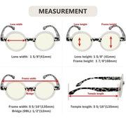 eyekeeper.com 4 Pack Round Blue Light Filter Reading Glasses UVR2007Z Eyeglasses White Smoke 4 Pairs Mix / without magnification,4 Pairs Mix / +0.50,4 Pairs Mix / +0.75,4 Pairs Mix / +1.00,4 Pairs Mix / +1.25,4 Pairs Mix / +1.50,4 Pairs Mix / +1.75,4 Pairs Mix / +2.00,4 Pairs Mix / +2.50,4 Pairs Mix / +3.00