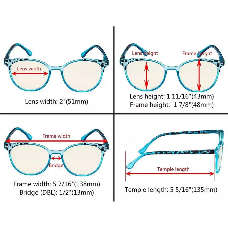 eyekeeper.com 4 Pack Round Blue Light Filter Reading Glasses UVR9002D Eyeglasses White Smoke 4 Pairs Mix / without magnification,4 Pairs Mix / +0.50,4 Pairs Mix / +0.75,4 Pairs Mix / +1.00,4 Pairs Mix / +1.25,4 Pairs Mix / +1.50,4 Pairs Mix / +1.75,4 Pairs Mix / +2.00,4 Pairs Mix / +2.50,4 Pairs Mix / +3.00