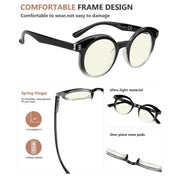 eyekeeper.com 4 Pack Round Chic Blue Light Filter Reading Glasses UVR2032 Eyeglasses White Smoke 4 Pairs Mix / without magnification,4 Pairs Mix / +0.50,4 Pairs Mix / +0.75,4 Pairs Mix / +1.00,4 Pairs Mix / +1.25,4 Pairs Mix / +1.50,4 Pairs Mix / +1.75,4 Pairs Mix / +2.00,4 Pairs Mix / +2.50,4 Pairs Mix / +3.00