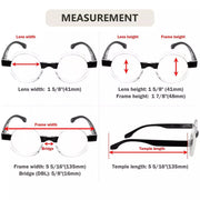 eyekeeper.com 4 Pack Round Cute Reading Glasses Vintage Stylish Readers R2007T Eyeglasses White Smoke 4 Pairs Mix / without magnification,4 Pairs Mix / +0.50,4 Pairs Mix / +0.75,4 Pairs Mix / +1.00,4 Pairs Mix / +1.25,4 Pairs Mix / +1.50,4 Pairs Mix / +1.75,4 Pairs Mix / +2.00,4 Pairs Mix / +2.25,4 Pairs Mix / +2.50,4 Pairs Mix / +2.75,4 Pairs Mix / +3.00