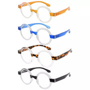 eyekeeper.com 4 Pack Round Cute Reading Glasses Vintage Stylish Readers R2007T Eyeglasses White Smoke 4 Pairs Mix / without magnification,4 Pairs Mix / +0.50,4 Pairs Mix / +0.75,4 Pairs Mix / +1.00,4 Pairs Mix / +1.25,4 Pairs Mix / +1.50,4 Pairs Mix / +1.75,4 Pairs Mix / +2.00,4 Pairs Mix / +2.25,4 Pairs Mix / +2.50,4 Pairs Mix / +2.75,4 Pairs Mix / +3.00
