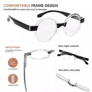 eyekeeper.com 4 Pack Round Cute Reading Glasses Vintage Stylish Readers R2007T Eyeglasses White Smoke 4 Pairs Mix / without magnification,4 Pairs Mix / +0.50,4 Pairs Mix / +0.75,4 Pairs Mix / +1.00,4 Pairs Mix / +1.25,4 Pairs Mix / +1.50,4 Pairs Mix / +1.75,4 Pairs Mix / +2.00,4 Pairs Mix / +2.25,4 Pairs Mix / +2.50,4 Pairs Mix / +2.75,4 Pairs Mix / +3.00