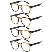 eyekeeper.com 4 Pack Round Reading Glasses R060 Eyeglasses White Smoke Black Arm-4pcs / +0.50,Black Arm-4pcs / +0.75,Black Arm-4pcs / +1.00,Black Arm-4pcs / +1.25,Black Arm-4pcs / +1.50,Black Arm-4pcs / +1.75,Black Arm-4pcs / +2.00,Black Arm-4pcs / +2.25,Black Arm-4pcs / +2.50,Black Arm-4pcs / +2.75,Black Arm-4pcs / +3.00,Bl