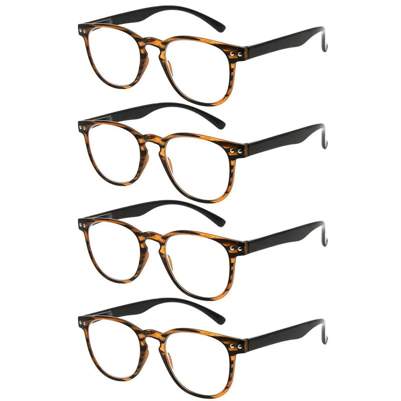 eyekeeper.com 4 Pack Round Reading Glasses R060 Eyeglasses White Smoke Black Arm-4pcs / +0.50,Black Arm-4pcs / +0.75,Black Arm-4pcs / +1.00,Black Arm-4pcs / +1.25,Black Arm-4pcs / +1.50,Black Arm-4pcs / +1.75,Black Arm-4pcs / +2.00,Black Arm-4pcs / +2.25,Black Arm-4pcs / +2.50,Black Arm-4pcs / +2.75,Black Arm-4pcs / +3.00,Bl