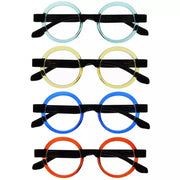 eyekeeper.com 4 Pack Round Retro Design Reading Glasses Small Fun Readers R2007C Eyeglasses White Smoke 4 Pairs Mix / without magnification,4 Pairs Mix / +0.50,4 Pairs Mix / +0.75,4 Pairs Mix / +1.00,4 Pairs Mix / +1.25,4 Pairs Mix / +1.50,4 Pairs Mix / +1.75,4 Pairs Mix / +2.00,4 Pairs Mix / +2.25,4 Pairs Mix / +2.50,4 Pairs Mix / +2.75,4 Pairs Mix / +3.00